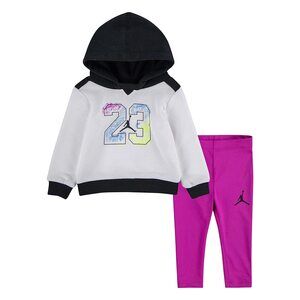 Jordan Baby Girl's Color Outside The Lines Set (Toddler) Hyper Violet 3T Toddler